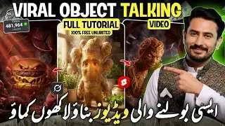 Make Objects Talk Using AI 🤯 | Viral AI Video Formula (Full Guide)