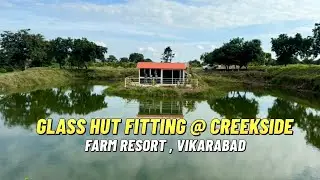 #glasshouse #ananthagirihills #farmresort #vikarabad #creekside #nature #glassfitting #pvcwindows 