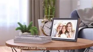Digital Photo Frame Classic 10 FHD 16GB Storage, Auto-Rotate, Share Pictures via App, E-Mail