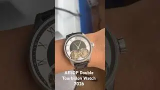 AESOP Double Tourbillon Watch for Men 7026 #tourbillonwatch #expensivewatches #aesop #luxurywatches