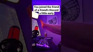YOU JOINED the FRIEND of a FRIEND's DISCORD 🥶 #shorts #discord #gamingvideos