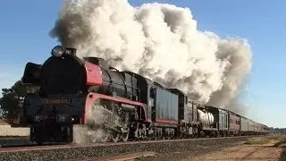 Hudson Steam Engine on the Northern Weekender: Australian Trains