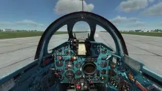 DCS Mig-21 Startup and Takeoff