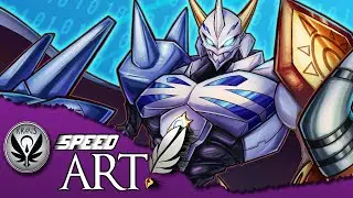 [TIme Lapse] Digimon Fan Art: Omnimon