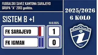 19.10.2025. FK Sarajevo 1:0 FK Igman