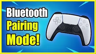 How to PUT PS5 Controller into BLUETOOTH PAIRING MODE & TURN OFF on PHONE, PC & PS5