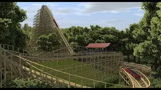 NoLimits 2 |The Voyager | Gravity Group Wooden Roller Coaster