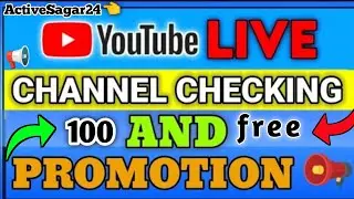 Live Channel Checking And Promotion 🤟 Live Channel Promotion 🔥 Live Channel Checking 🎥