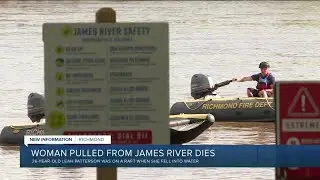 Richmond woman rafting dies after being pulled from James River