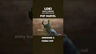 Unboxing Funko Pop Marvel: Loki (Gold Chrome) for #SHORTS