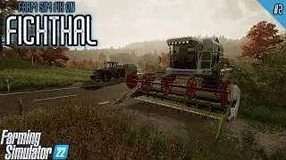 Harvest and Straw Bales | Farm Sim Fix on Fichthal | FS22 | Episode 2 | Timelapse