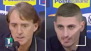 Roberto Mancini and Marco Verratti's words before the game between Italy and England