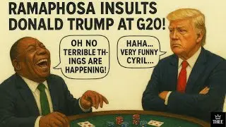 Рамафоса ПУБЛИЧНО критикует Дональда Трампа на саммите G20 за его спиной!