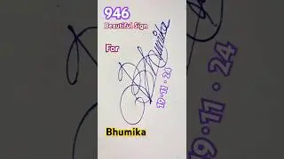 ❤️✒️Beautiful Scribble Art Signs ❤️#the #best #Scribble #sign #design #for #bhumika #pleaselike