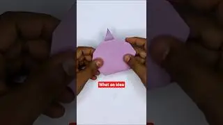 Calabaza de Origami para Halloween | calabaza de papel #shorts