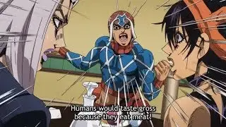 JJBA Golden Wind - Mista talks about food [HD]