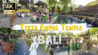 TIRTA EMPUL TEMPLE ⛩️, Ubud, Bali 🇮🇩 4K Walking Tour - Captions & Immersive Sound