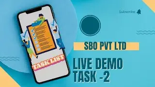 How To SBO Demo Task - 2 Complete