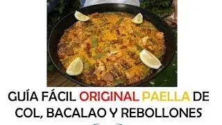 Como hacer la original PAELLA de COLIFLOR, BACALAO y REVOLLONES