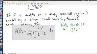 Taylor series for complex analytic functions