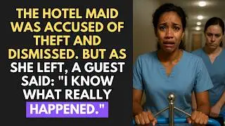 The Hotel Maid Was Accused Of Theft And Dismissed. But As She Left, A Guest Said: 