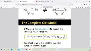 Bài 6.3 Graph Isomorphism Network (GIN), mạng đẳng cấu đồ thị ML with Graphs, CS224W, Stanford