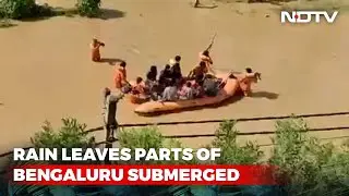 Bengaluru Flooded, Jams, Boats On Streets After Rain; 2nd Time In A Week