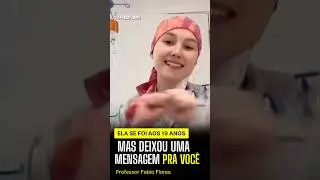 Ela se foi aos 19 anos e deixou uma li&ccedil;&atilde;o de vida&hellip; #cancer #vida #isabelveloso #supera&ccedil;&atilde;o