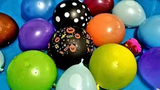FUN HALLOWEEN WATER BALLOON POPPING PART 2