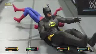WWE 2K25: Batman vs. Spider-Man vs. Scorpion vs. Link