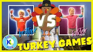 Brother vs Sister Turkey Games Edition | Thanksgiving 2019