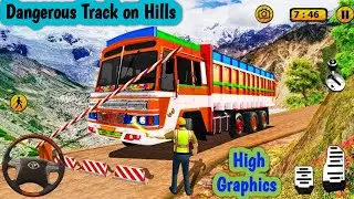 Truck wala game // Lorry truck game // Indian Mountain Heavy Cargo offroad Truck Driving Simulator .