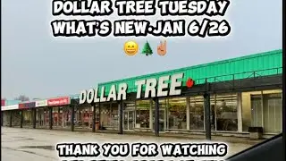 Dollar Tree•What’s New•Jan 6/2026😄🌲✌🏽