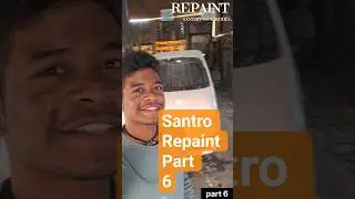 santro repaint part 6 🔥 #carpaint #automobile #carpainttuchup #kreyash_007 #ytshorts #cars #vlog