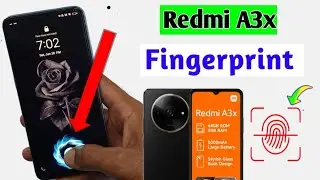 Redmi A3x Fingerprint Lock Kaise Lagaye | How to display fingerprint setting in redmi a3x phone 