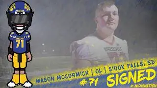 Jackrabbit Football - Class of 2018 - Mason McCormick