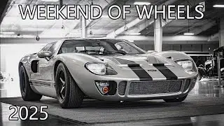 Attending the 2025 Weekend of Wheels car show.