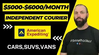 $5000-$6000 A Month As An Independent 1099 Courier Driver! #medicalcourier #courier