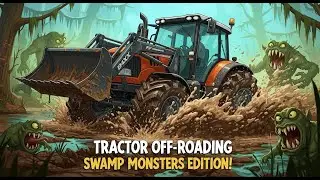 Rc Tractor Off Roading In Water