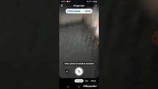 Google Translate camera
