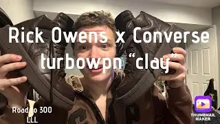 Ricks Owens drkshdw x converse turbowpn review + styling