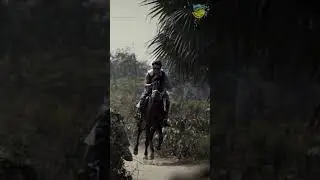 Don galloping on Defender | Horse Riding Training Center (HRTC) | Dhaka, Bangladesh