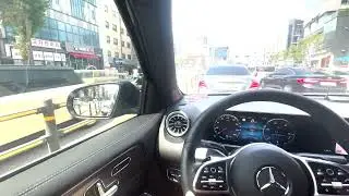 Поездка по Сеулу на Mercedes GLB 200 под хит ABBA 