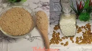 How to make Tiger nuts milk and Tiger nuts powder or flour