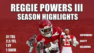 Reggie Powers III is One of CFB's HARDEST HITTERS | Sophomore Season Highlights | Oklahoma Safety |