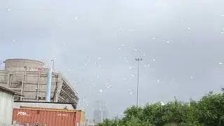 Indian oil Refinery Paradeep@ Cooling Tower se Jabardasti Snow fall