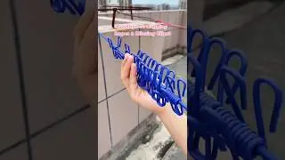 Best cloth drying rope with hooks |Durable ropes for drying clothes | Indoor clothesline with hooks