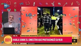 El hijo de Domingo Amaya protagonizó un siniestro vial
