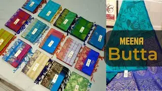 *unique concept in butta*Ready stock*meena butta*Animal butta*Pure kanjivaram silks