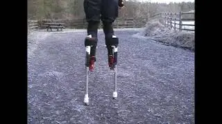 2007 My first outdoor attempt of 6 in heels on stilts